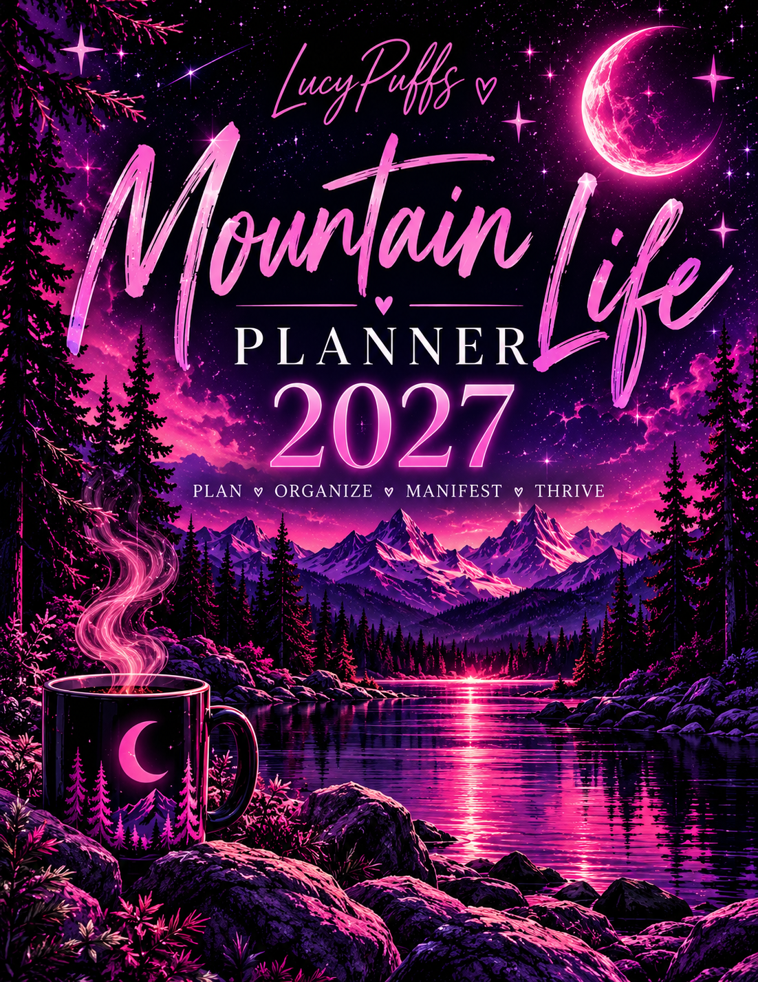LucyPuffs Mountain Life Planner 2027